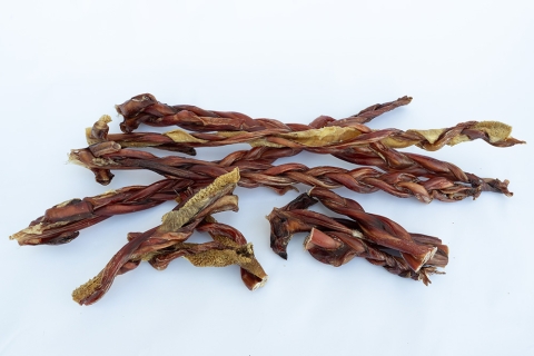 Braided bully sticks